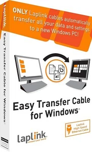 Easy Transfer Cable - Includes PCmover Migration Software and Ethernet Cable ... - Picture 1 of 7