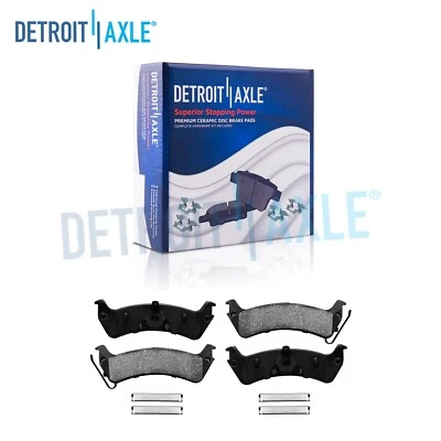 Pastillas de freno traseras de cerámica con herrajes para Ford Windstar 1995-2003 con disco trasero Foto 1 de 4
