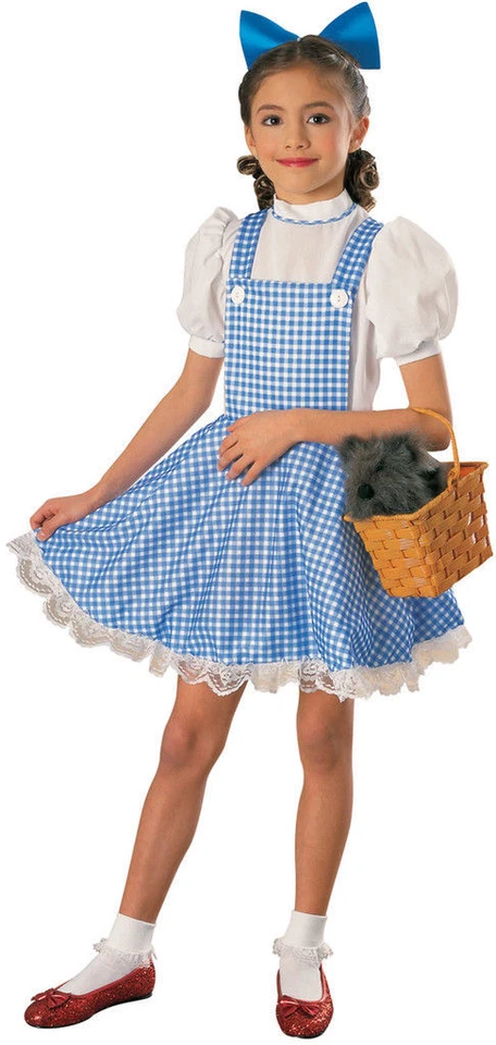 OFFICIAL LICENSED THE WIZARD OF OZ DOROTHY HALLOWEEN COSTUME GIRL'S SMALL 4-6 - Image 1 of 1
