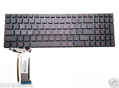 New for Asus ROG GL752VW GL752VW-DH71 GL752VW-DH74 Keyboard US Backlit - Image 1 of 3