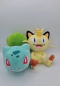 Bulbasaur & Meowth Plüschtiere - Stofftiere - Bild 1 von 9