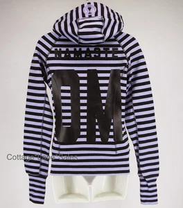 NEW LULULEMON Scuba Hoodie Om Namaste 4 Sea Stripe Polar Haze Purple Black - Picture 1 of 4