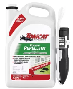 TOMCAT Repellents Rodent Repellent, Inside & Outise With Comfort Wand - 1 Gallon - Picture 1 of 8