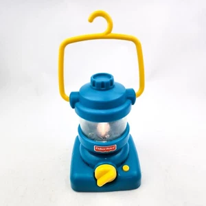 Lanterna Fisher Price Vintage Luci e Suoni Campeggio Giocattolo 1997 Teal Funzionante - Foto 1 di 8