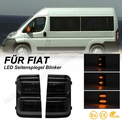 LED Blinker Spiegelblinker Für 2006- Fiat Ducato Peugeot Boxer Citroen Jumper X2 - Bild 1 von 4