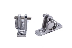 HD Stainless straight deck hinge quick release boat sprayhood bimini fitting - Picture 1 of 1