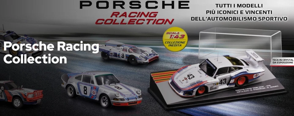 PORSCHE RACING COLLECTION 1:43 - MENU' A TENTINA - Immagine 1 di 1