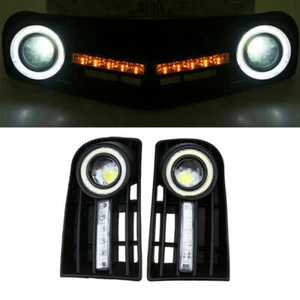 2PCS FOG LIGHTS LAMPS GRILLE H3 NEW FOR VW GOLF 5 MK5 RABBIT 2003-2009 2004 2005 - Picture 1 of 10