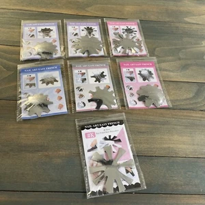 7 Piece Nail Art Edge Trimmer Nail Form Cutter Clipper Styling Templates (B4) - Picture 1 of 5