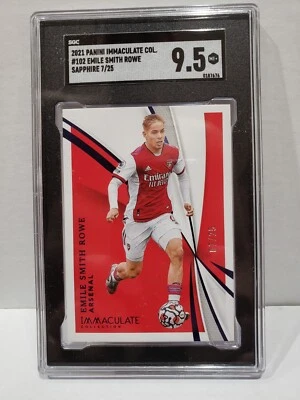 2021 Emile Smith Rowe Sapphire Panini Immaculate /25 #102 SGC 9.5 Arsenal - Image 1 of 3