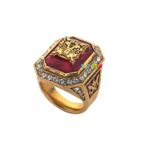 Ohsama Sentai King-Ohger Cosplay Gira Hasutī Ring Men Open Adjustable Jewelry - Picture 1 of 5