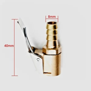 TESTINA GONFIAGGIO PNEUMATICI OTTONE PER TUBO INTERNO 7/8 mm - Foto 1 di 1
