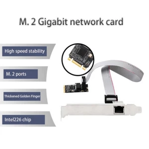 2500Mbps RJ45 LAN Adapter M. 2 2.5G gigabit network card M.2 B-Key M-key to RJ45 - Picture 1 of 6