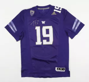 Jacob Eason Signed Washington Huskies Jersey (JSA) Seattle Seahawks Quarterback - Picture 1 of 5