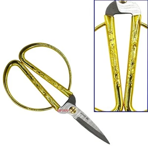 Gold Fabric Scissors Stainless Steel sharp Tailor Scissors clothing scissors Pro - Picture 1 of 3