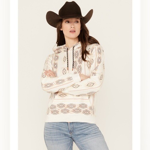 OFF WHITE Felpa donna Shyanne con cappuccio pullover sud ovest panna taglia media