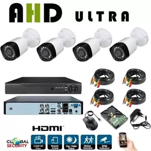 Kit Videosorveglianza AHD 2Mpx 4 Telecamere 1080P Full-Hd Hdd 250 gb - Foto 1 di 4