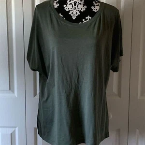 Athletic Works Women's XL Sage Green Short Sleeve Crew Neck T-Shirt - Picture 1 of 13