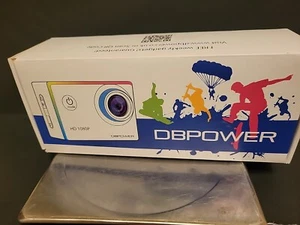 DBPOWER Waterproof Action Camera 12MP 1080P HD - DB0753-OPEN BOX-BRAND NEW - Picture 1 of 2