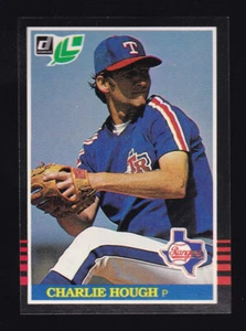 1985 Donruss Leaf Charlie Hough #108 Texas Rangers - Picture 1 of 2
