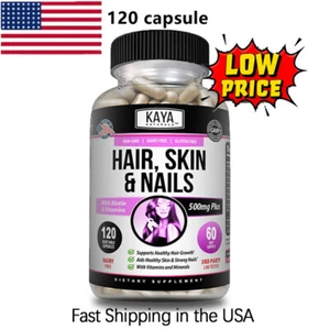 Women's Hair, Skin & Nails, Biotin, Vitamins 120 Capsules - Picture 1 of 10