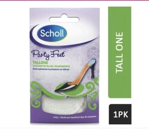 x 4 Dr. Scholl's Party Feet Tallone Invisible Gel Heel Cushions,Party Comfort UK - Picture 1 of 4