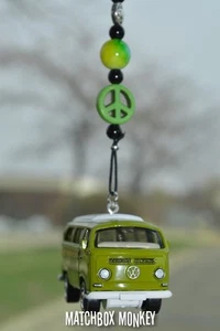 Volkswagen Samba Bus Camper Kombi VW T1 T2 Mirror Hanger Ornament Viking Vanagon - Picture 1 of 9