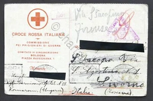 WWI Croce Rossa - Cartolina prigioniero di guerra - Alpino in Ungheria - 1918 #4 - Picture 1 of 2