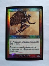 MTG - Patagia Golem, Foil, enfoil, ENG, 7ED, Crimped, Misprint, Miscut
