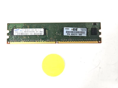 HP 404574-888  1GB PC2-6400 DDR2-800MHz CL6 240-PIN DIMM MEMORY MODULE - Image 1 of 4