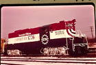 Bangor Aroostook Railroad Locomotive Spirit Of 1776 Jeremiah O'brien 1970S 35Mm
