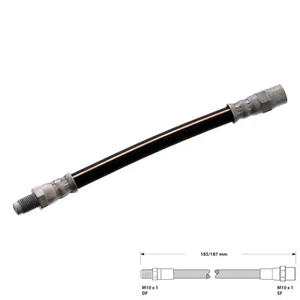 REAR BRAKE FLEXI HOSE BRAKE PIPE FIT: VW SCIROCCO MK2 1.8 GTX 16V 83-92 BFH2107I - Picture 1 of 1