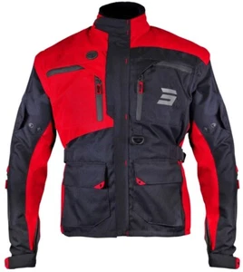 GIACCA JACKET ENDURO SHOT RACETECH NERO ROSSO RED MANICHE STACCABILI TG 3XL - Imagen 1 de 2