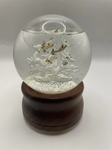 Silversti Vintage Globo de Nieve Iluminado Musical Navidad Obras Noche Silenciosa - Imagen 1 de 7