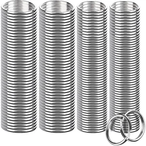 200 Pieces Split Key Rings Bulk For Keychain Key And Art Crafts(25 Mm - Picture 1 of 6