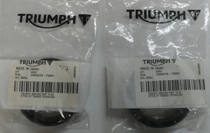 Triumph OE Fork Oil Seal x2 Daytona Thunderbird Trident Trophy + 2040078-T0301 - Picture 1 of 1