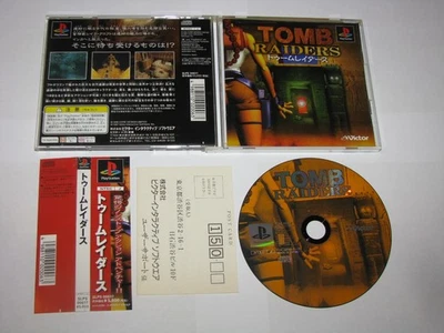 Tomb Raiders (Tomb Raider, японская) Playstation PS1 Япония +obi reg продавец из США - Изображение 1 из 4