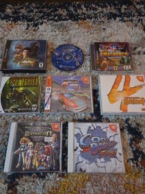 Dreamcast Lot Shenmue Legacy of Kain Sonic Shuffle