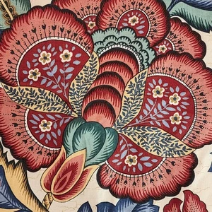 2 Waverly Greenfield Village Henry Ford Museum Pillow Shams Ruffled Standard Vtg - Picture 1 of 7