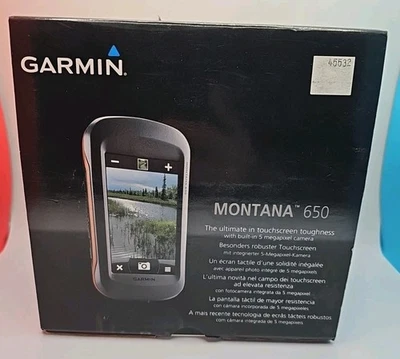 Garmin Montana 650 GPS 4" Sunlight Readable Color Touchscreen W/ Built In Camera - Image 1 of 4