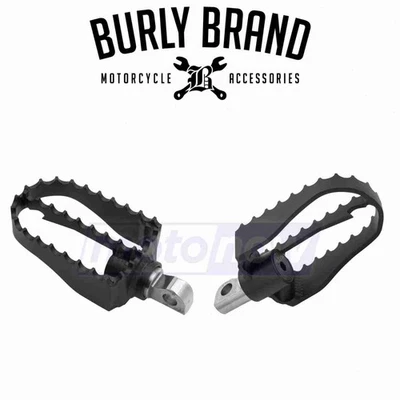 Burly Brand MX Style Footpegs for 2018-2020 Harley Davidson FLDE Deluxe 107 mf Foto 1 de 4