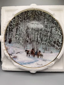 W S GEORGE TOUCHING THE SPIRIT THE MARKING TREE COLLECTOR PLATE - Picture 1 of 2