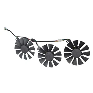3 Packs 87mm 4-Pin Carte Graphique Ventilateurs De Refroidissement pour ASUS - Photo 1/6