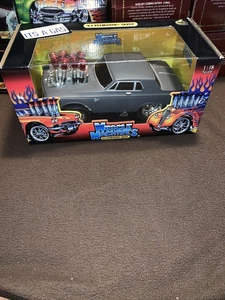 1963 Plymouth Savoy Muscle Machines 1:18 Die Cast Flat Grey VHTF - Picture 1 of 9