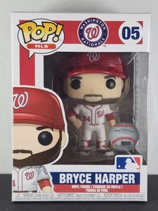 Funko POP MLB Baseball Washington Nationals 05 Bryce Harper White Jersey - Picture 1 of 2