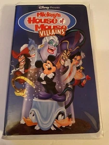 Disney Presents Mickey's House of Villains (VHS, 2002) Animated Movie, Clamshell - Bild 1 von 4