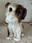 Porzellanlampe alter Rauchverzehrer Hund Terrier (2) Licht Lampe Porzellan