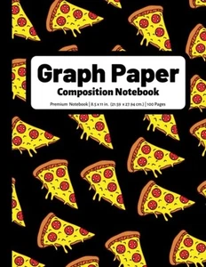 Graph Paper Composition Notebook: 4x4 Quad Ruled Graphing Grid Paper | 100 Pages - Picture 1 of 2