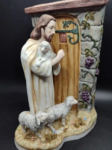 Jesus klopft an die Tür Keramik Figur Excelsis CE5 Mexiko repariert - Bild 1 von 16