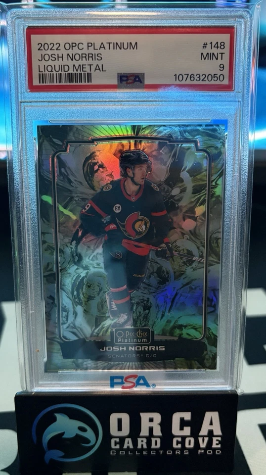 2022 O-Pee-Chee Platinum - Josh Norris #148 Liquid metal /349 - Image 1 of 1